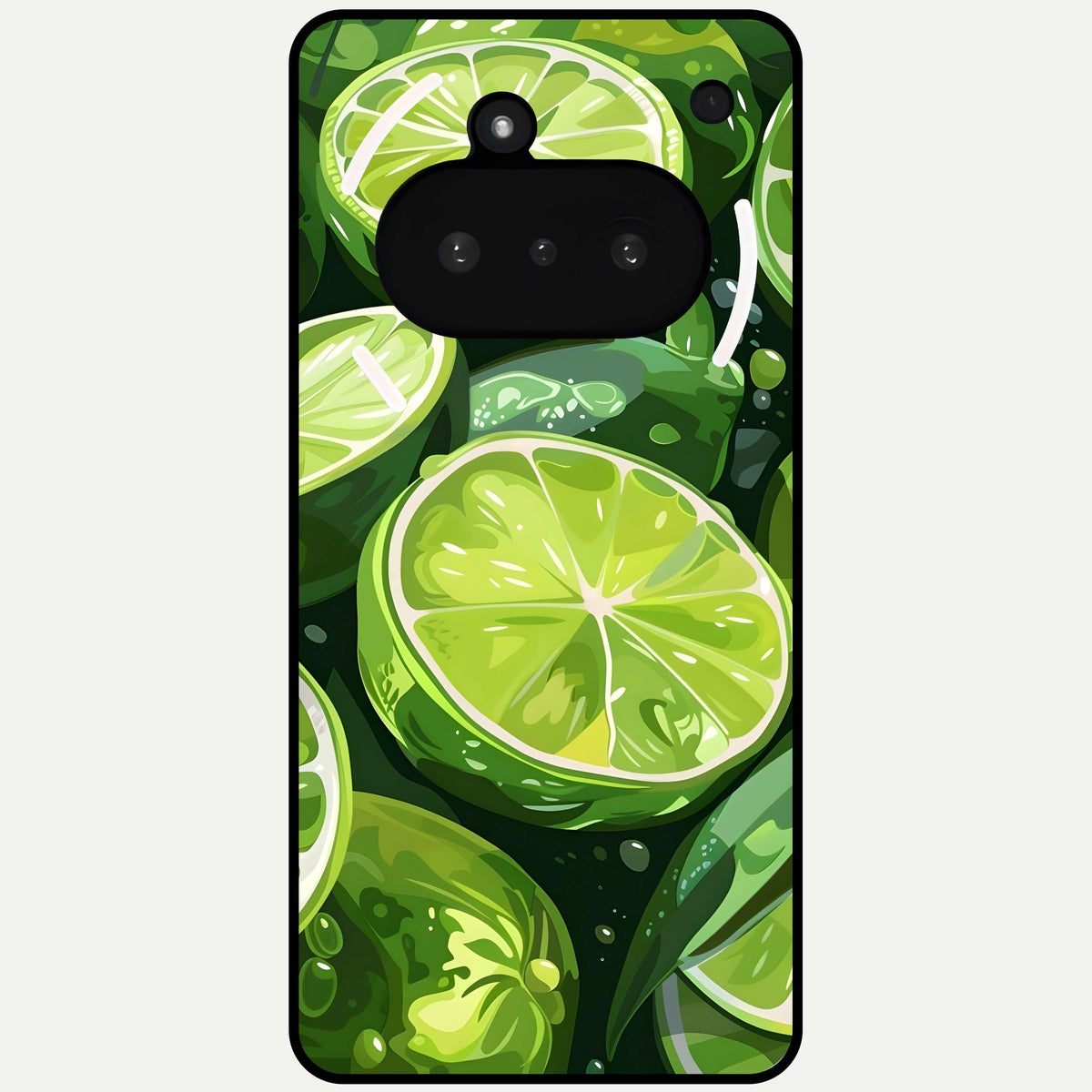  Green Kawasaki Glass Case For Nothing Phone 3A back cover – full design glossy printed glass finish
