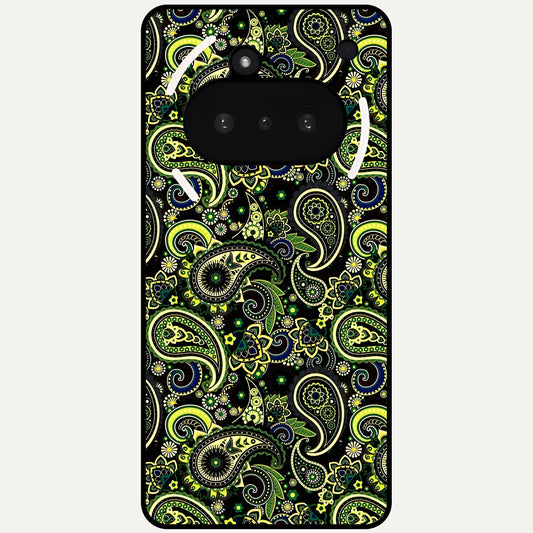  Green Lemon Glass Case For Nothing Phone 3A back cover – full design glossy printed glass finish