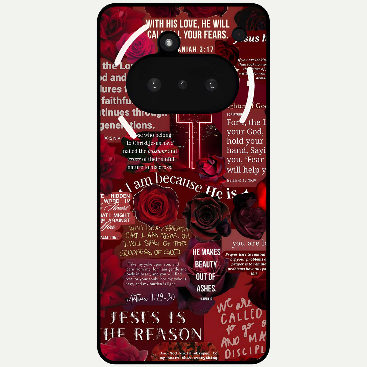  Jesus Love Heals Glass Case For Nothing Phone 3A back cover – full design glossy printed glass finish