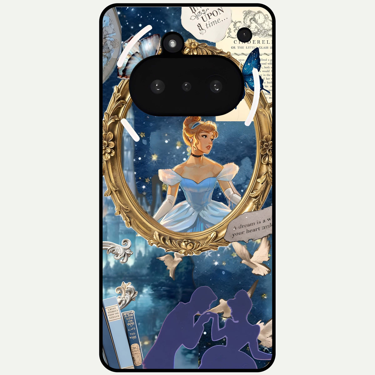  Midnight Queen Glass Case For Nothing Phone 3A back cover – full design glossy printed glass finish