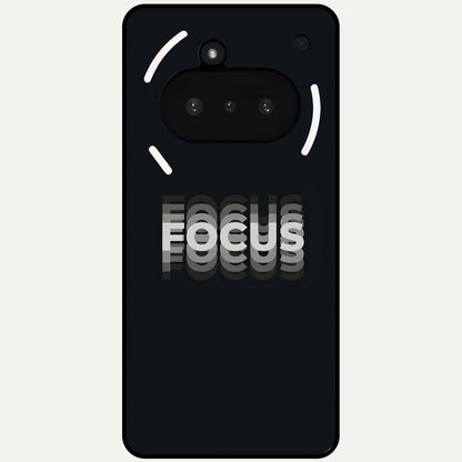  Mono Focus Vision Glass Case For Nothing Phone 3A back cover – full design glossy printed glass finish