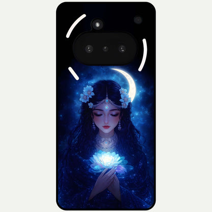  Mystic Moon Queen Glass Case For Nothing Phone 3A back cover – full design glossy printed glass finish