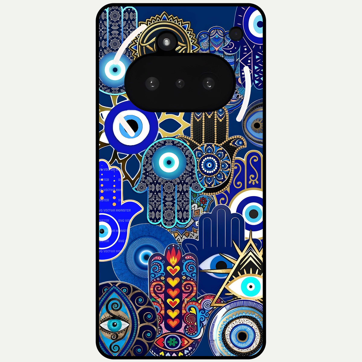  Mystic Palm Guard Glass Case For Nothing Phone 3A back cover – full design glossy printed glass finish