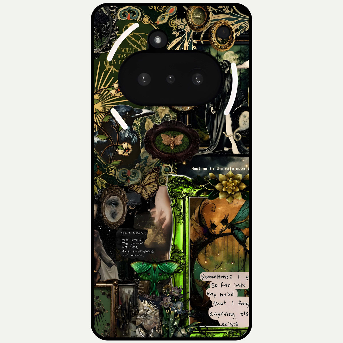  Mystic Woods Secret Glass Case For Nothing Phone 3A back cover – full design glossy printed glass finish