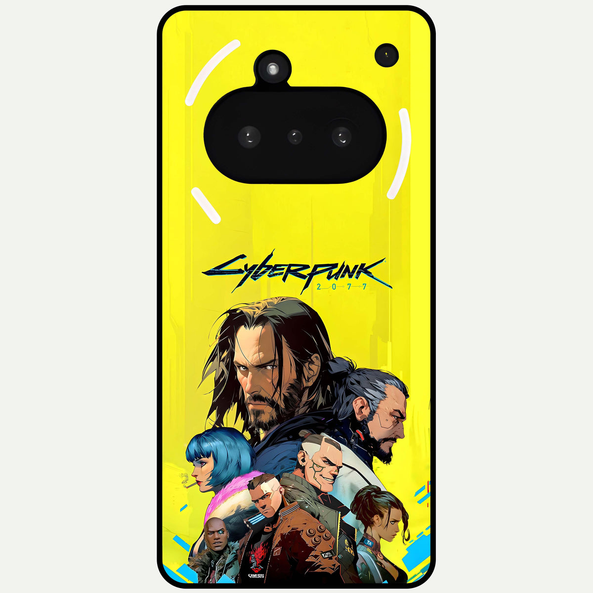  Neon Rebel Genesis Glass Case For Nothing Phone 3A back cover – full design glossy printed glass finish