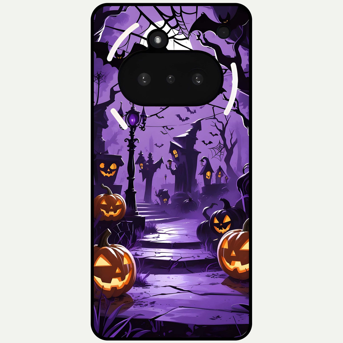  Pumpkin Patch Halloween Glass Case For Nothing Phone 3A back cover – full design glossy printed glass finish