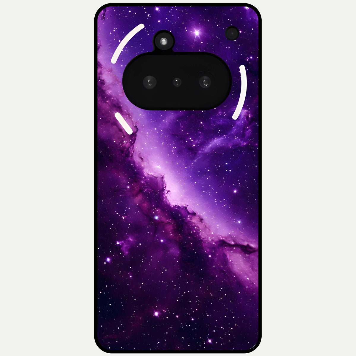  Purple Shade Sky Glass Case For Nothing Phone 3A back cover – full design glossy printed glass finish