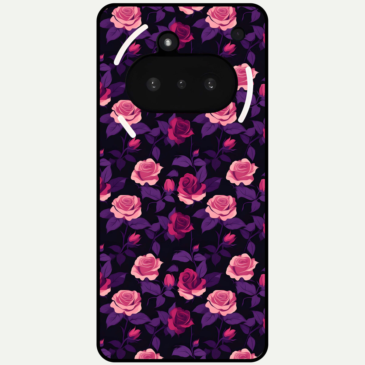  Rose Garden Twilight Glass Case For Nothing Phone 3A back cover – full design glossy printed glass finish