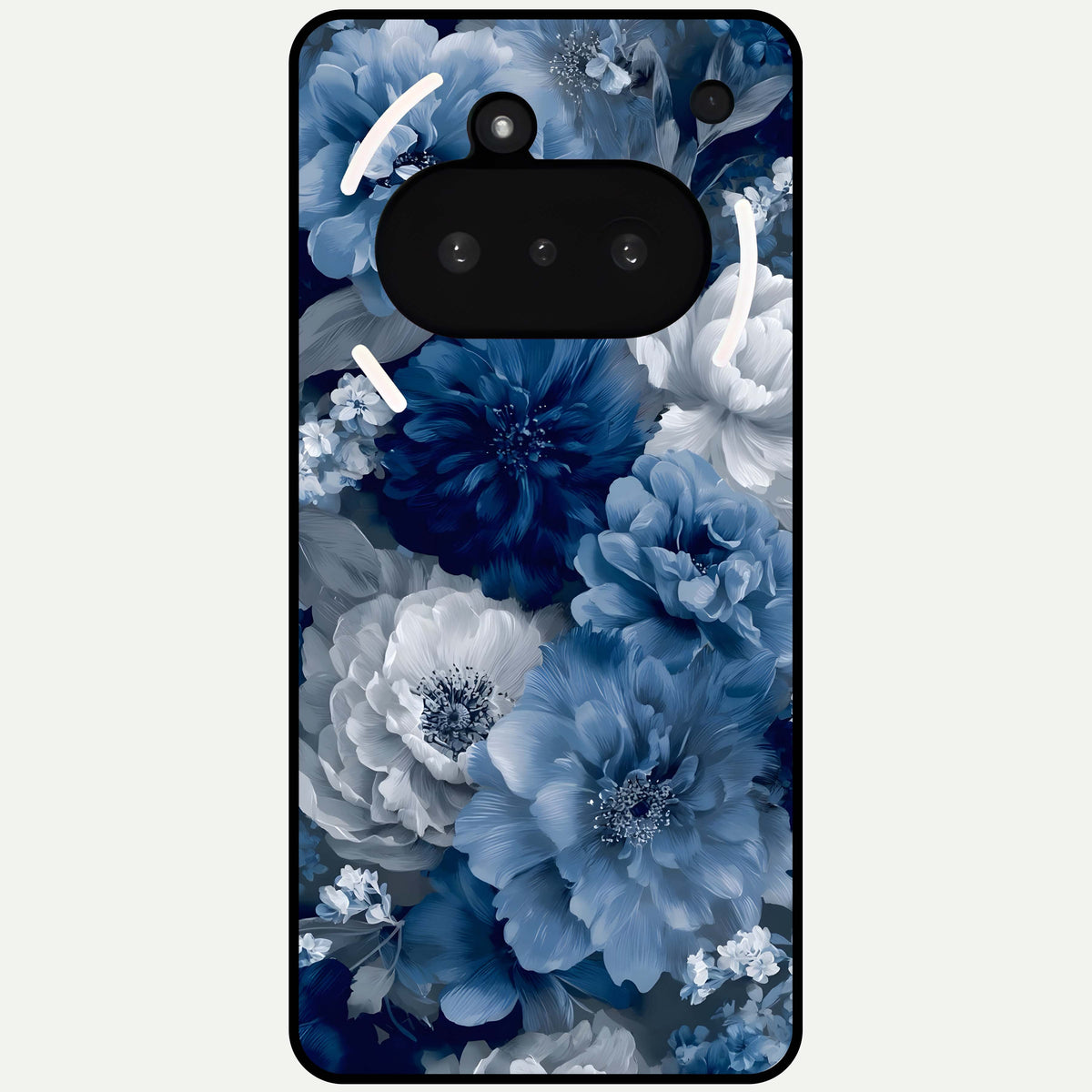  Royal Bloom Garden Glass Case For Nothing Phone 3A back cover – full design glossy printed glass finish
