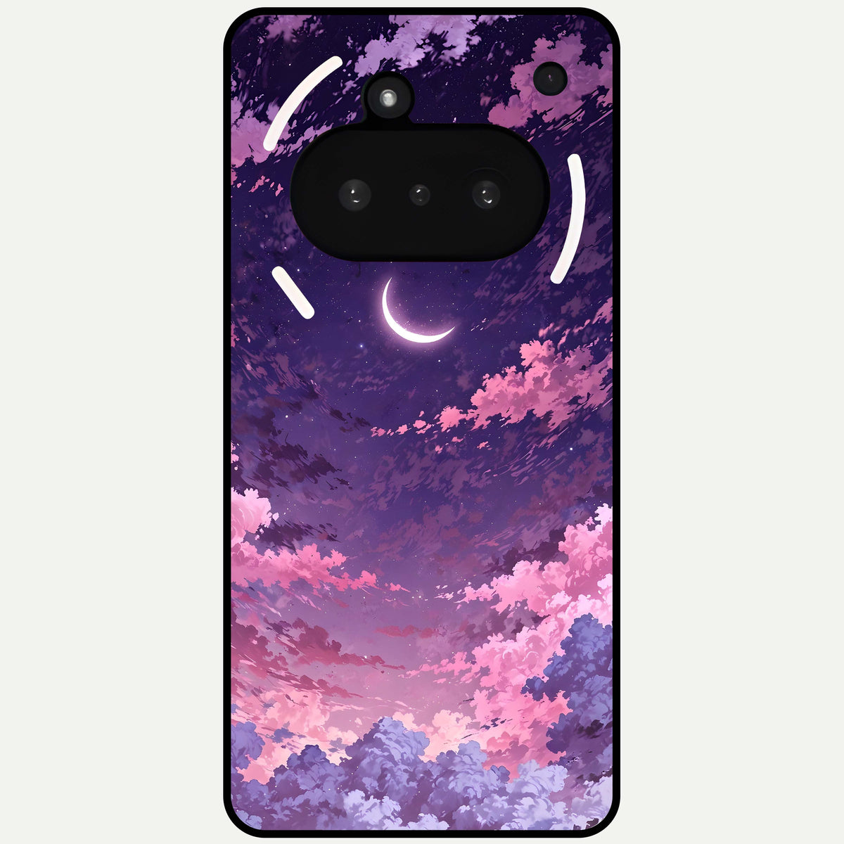  Sky Drift Clouds Glass Case For Nothing Phone 3A back cover – full design glossy printed glass finish