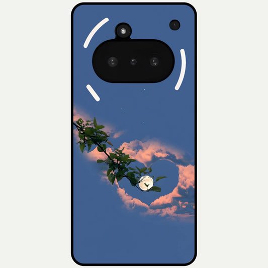  Sky Under Tree Glass Case For Nothing Phone 3A back cover – full design glossy printed glass finish