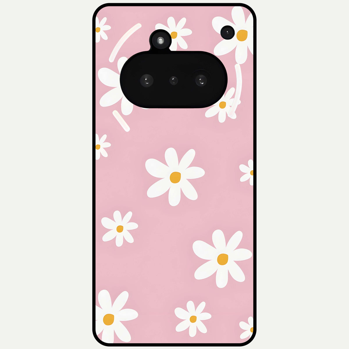  Soft Daisy Bliss Glass Case For Nothing Phone 3A back cover – full design glossy printed glass finish