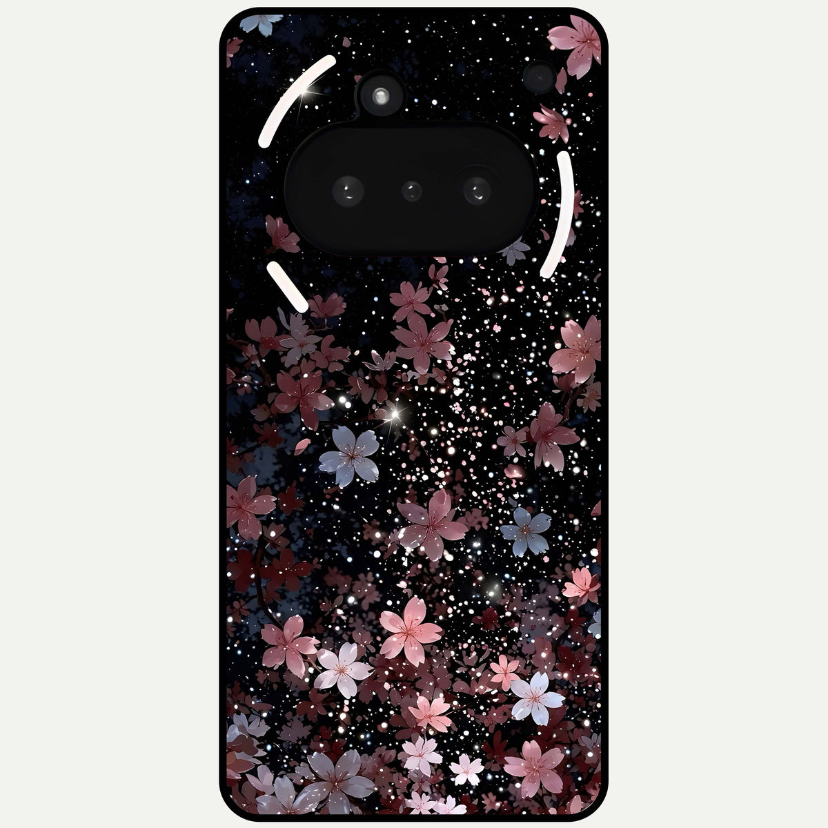  Starlit Flower Dreams Glass Case For Nothing Phone 3A back cover – full design glossy printed glass finish