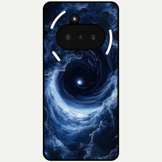  Stunning Galaxy Glass Case For Nothing Phone 3A back cover – full design glossy printed glass finish