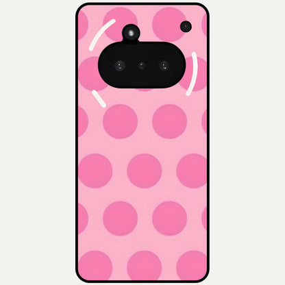  Sweet Dot Dreams Glass Case For Nothing Phone 3A back cover – full design glossy printed glass finish