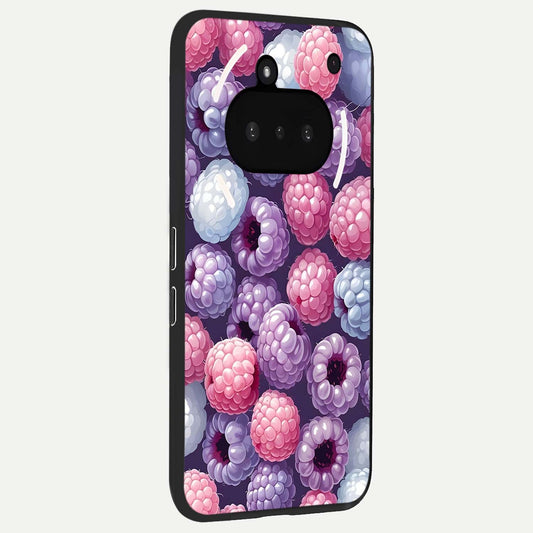  Berry Candy Pop phone case For Nothing Phone 3A showing premium glass back cover with detailed artwork