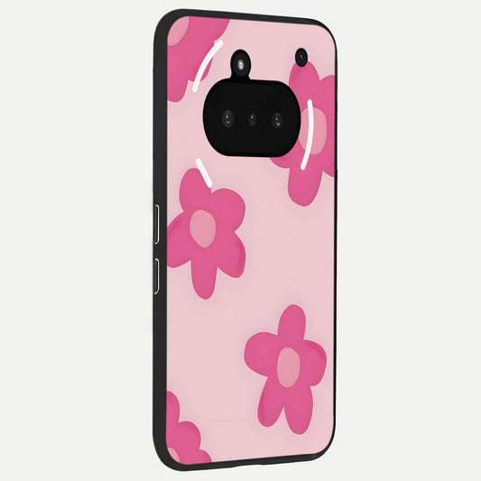  Candy Bloom Dreams phone case For Nothing Phone 3A showing premium glass back cover with detailed artwork