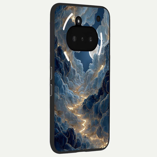  Celestial Cloud Road phone case For Nothing Phone 3A showing premium glass back cover with detailed artwork