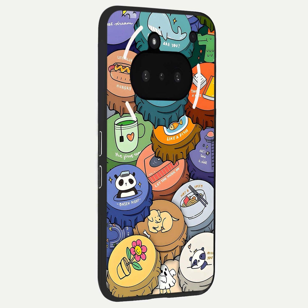  Coins Patterns phone case For Nothing Phone 3A showing premium glass back cover with detailed artwork