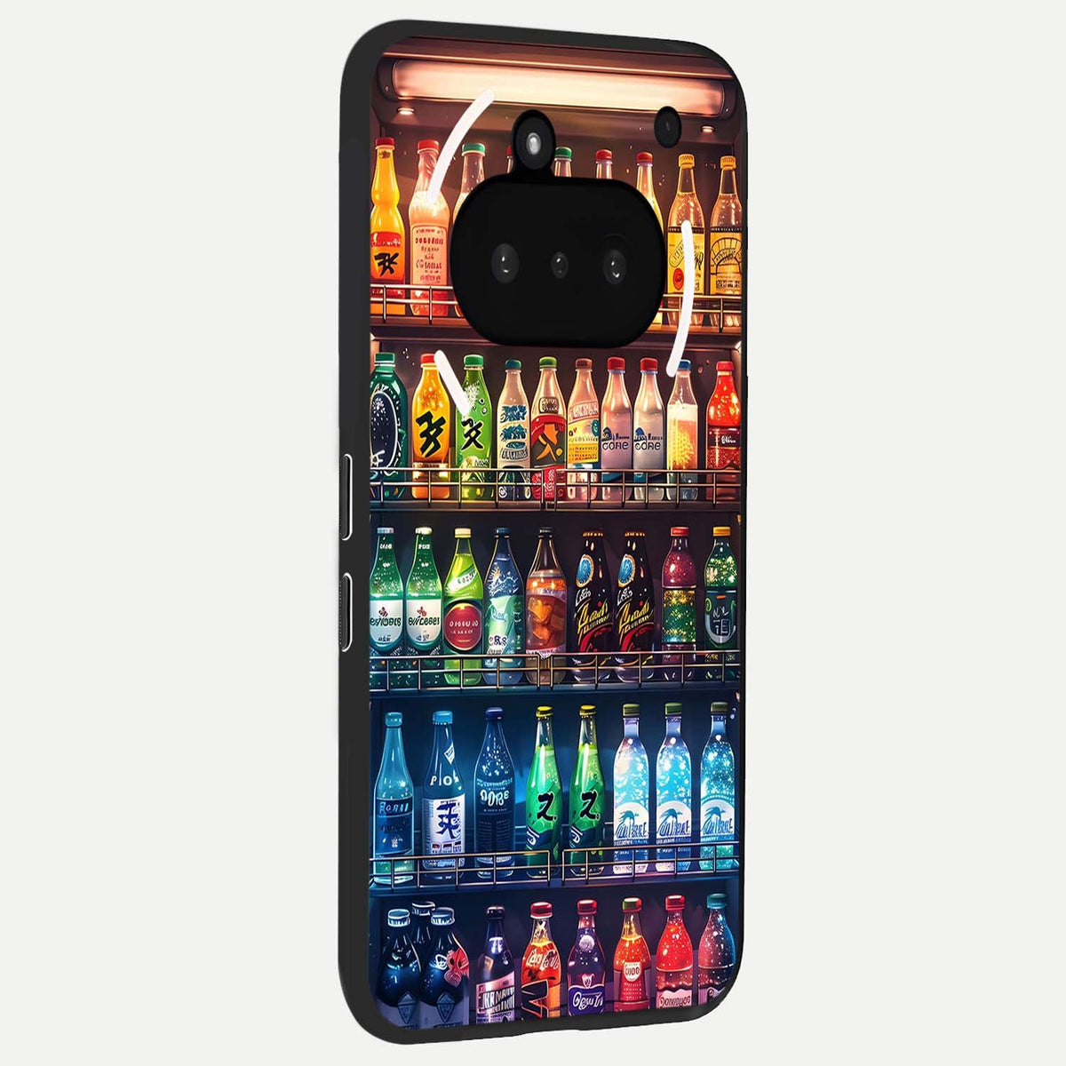  Colorfull Tree phone case For Nothing Phone 3A showing premium glass back cover with detailed artwork