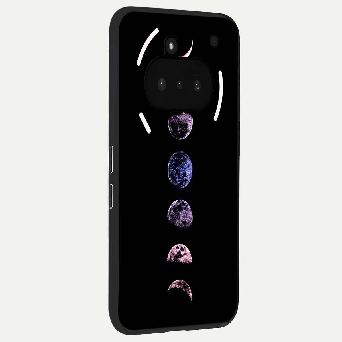  Crimson All Planets phone case For Nothing Phone 3A showing premium glass back cover with detailed artwork