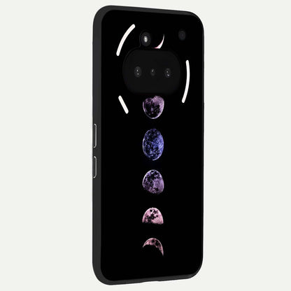  Crimson All Planets phone case For Nothing Phone 3A showing premium glass back cover with detailed artwork