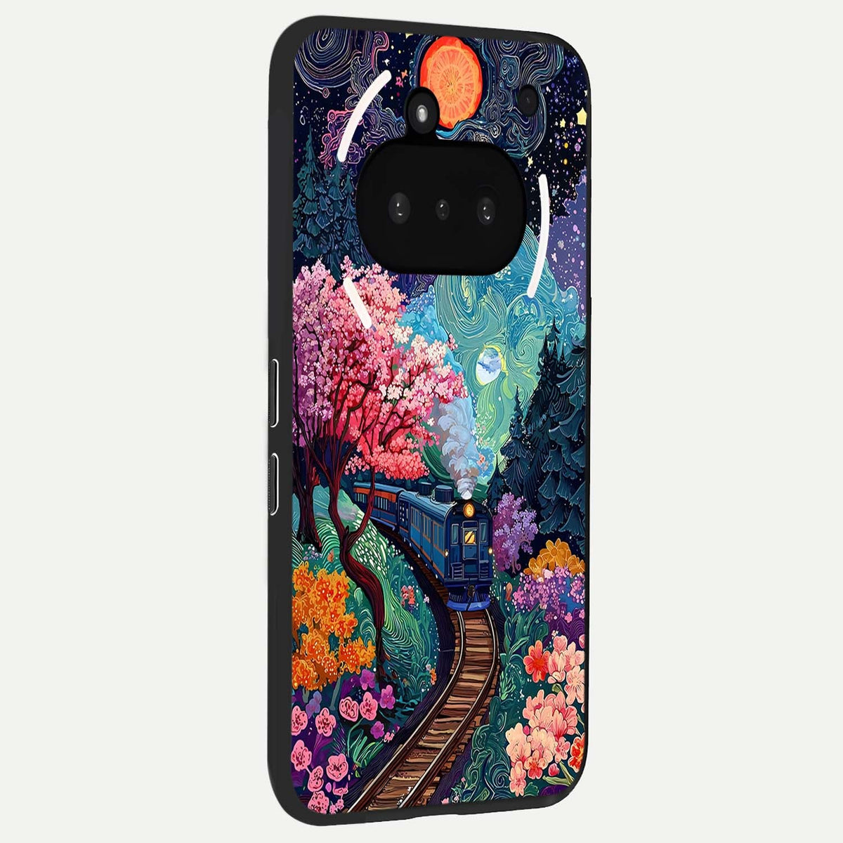  Digital Art phone case For Nothing Phone 3A showing premium glass back cover with detailed artwork