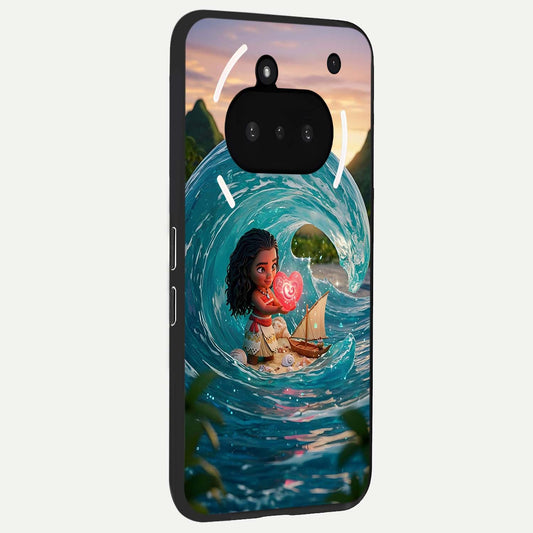  Heart of Ocean phone case For Nothing Phone 3A showing premium glass back cover with detailed artwork