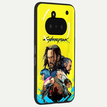  Neon Rebel Genesis phone case For Nothing Phone 3A showing premium glass back cover with detailed artwork