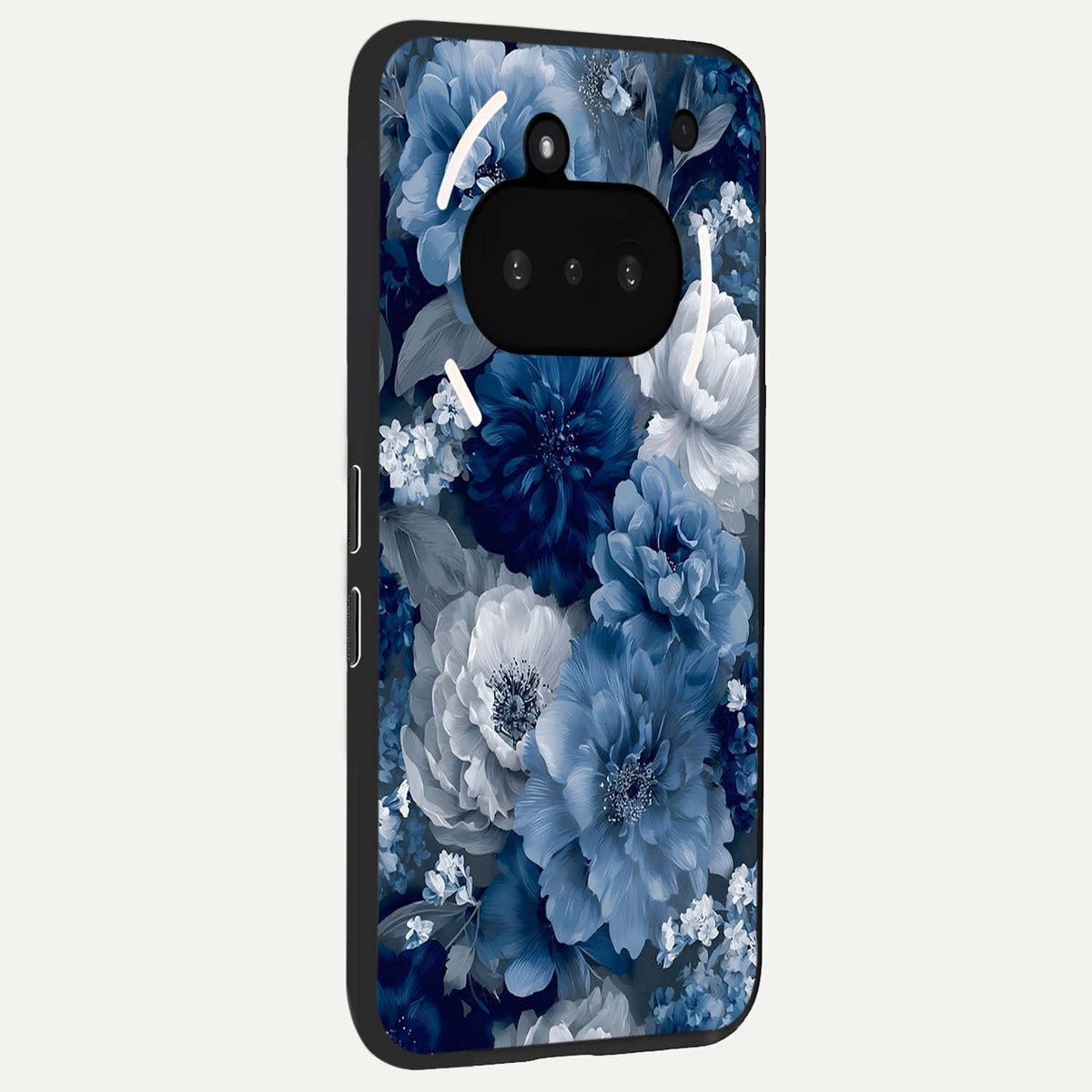  Royal Bloom Garden phone case For Nothing Phone 3A showing premium glass back cover with detailed artwork