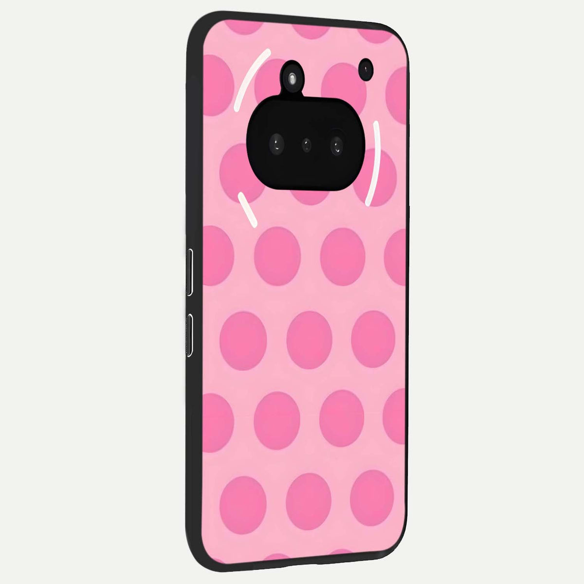  Sweet Dot Dreams phone case For Nothing Phone 3A showing premium glass back cover with detailed artwork
