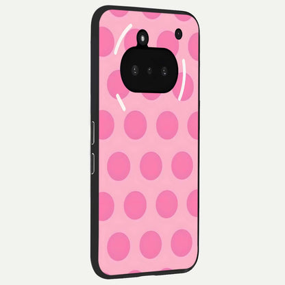 Sweet Dot Dreams phone case For Nothing Phone 3A showing premium glass back cover with detailed artwork