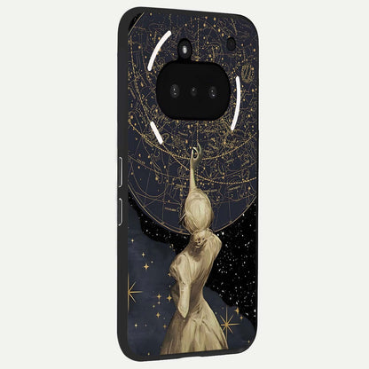  Taylor Swift Girl phone case For Nothing Phone 3A showing premium glass back cover with detailed artwork
