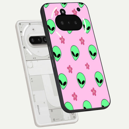  Cosmic Cute Crush back cover For Nothing Phone 3A slim fit glass case with vibrant aesthetic design