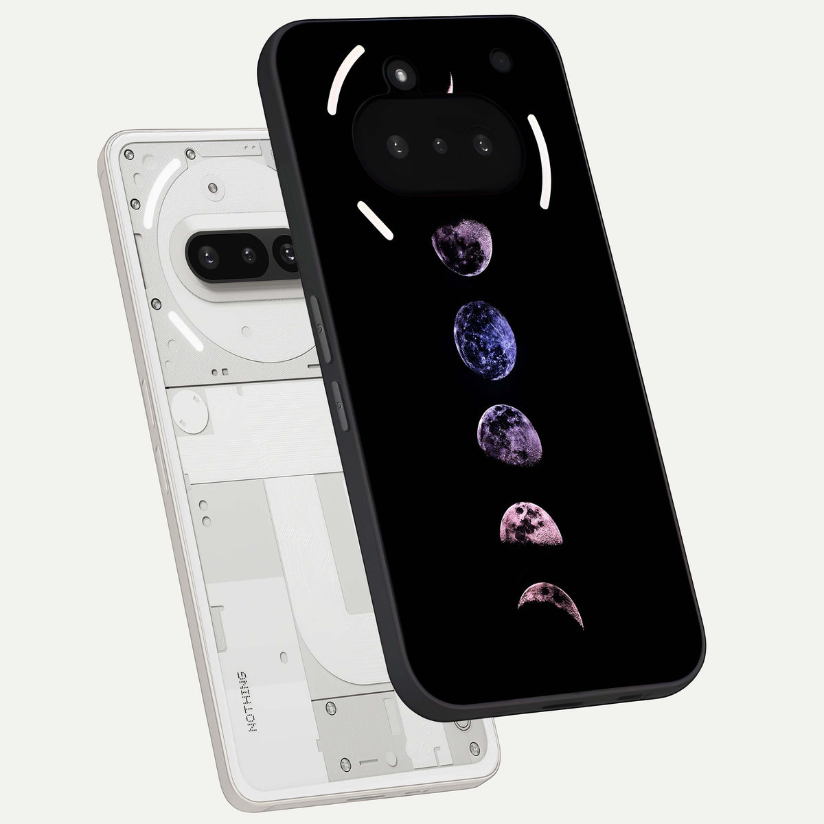  Crimson All Planets back cover For Nothing Phone 3A slim fit glass case with vibrant aesthetic design