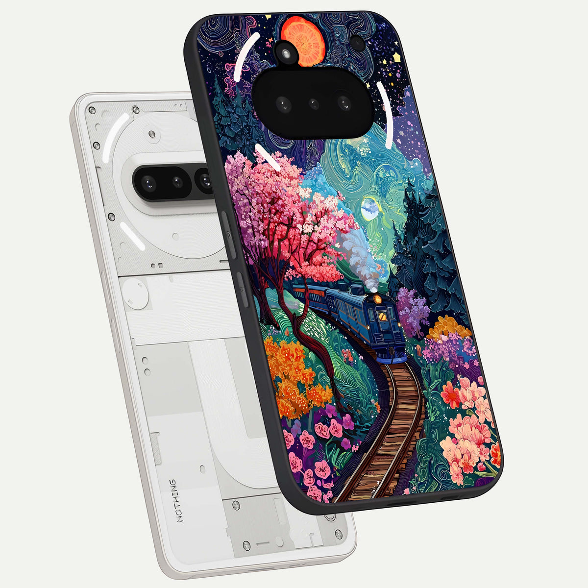  Digital Art back cover For Nothing Phone 3A slim fit glass case with vibrant aesthetic design