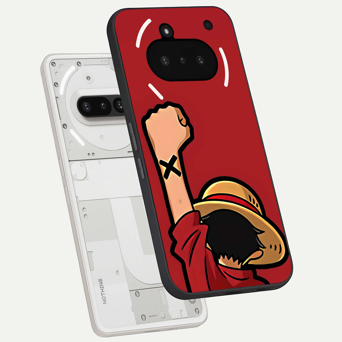  Luffy X Spirit back cover For Nothing Phone 3A slim fit glass case with vibrant aesthetic design