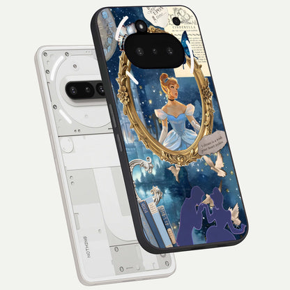  Midnight Queen back cover For Nothing Phone 3A slim fit glass case with vibrant aesthetic design