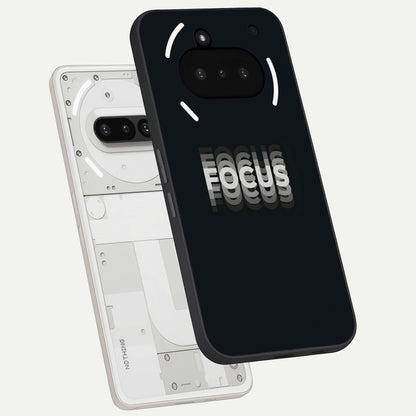  Mono Focus Vision back cover For Nothing Phone 3A slim fit glass case with vibrant aesthetic design