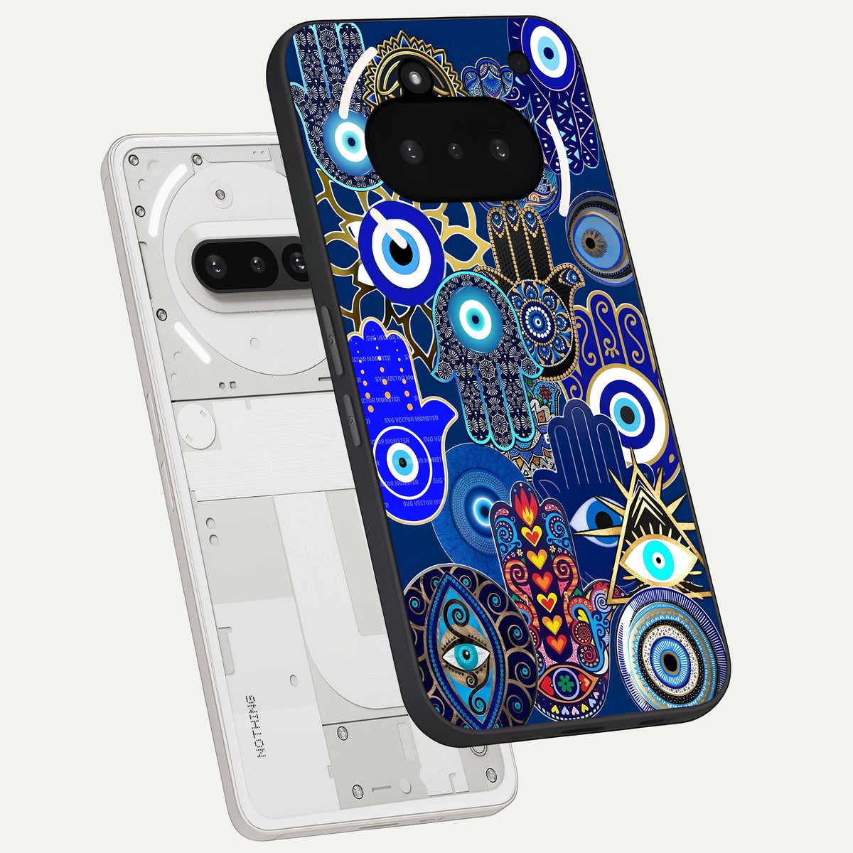  Mystic Palm Guard back cover For Nothing Phone 3A slim fit glass case with vibrant aesthetic design
