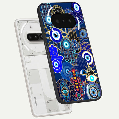  Mystic Palm Guard back cover For Nothing Phone 3A slim fit glass case with vibrant aesthetic design