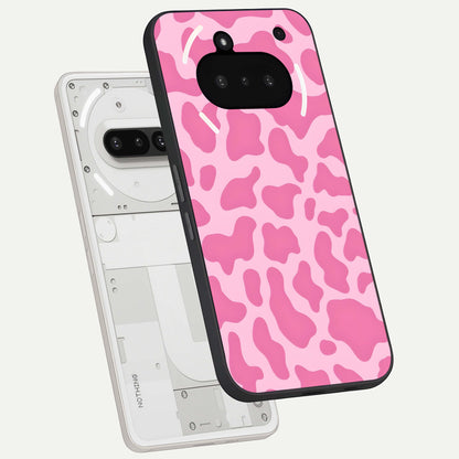  Pinkish Scenery back cover For Nothing Phone 3A slim fit glass case with vibrant aesthetic design