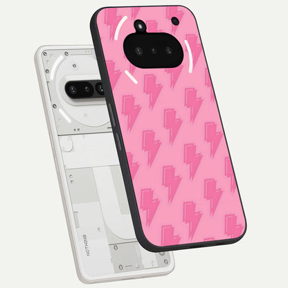  Pink Moo Magic back cover For Nothing Phone 3A slim fit glass case with vibrant aesthetic design