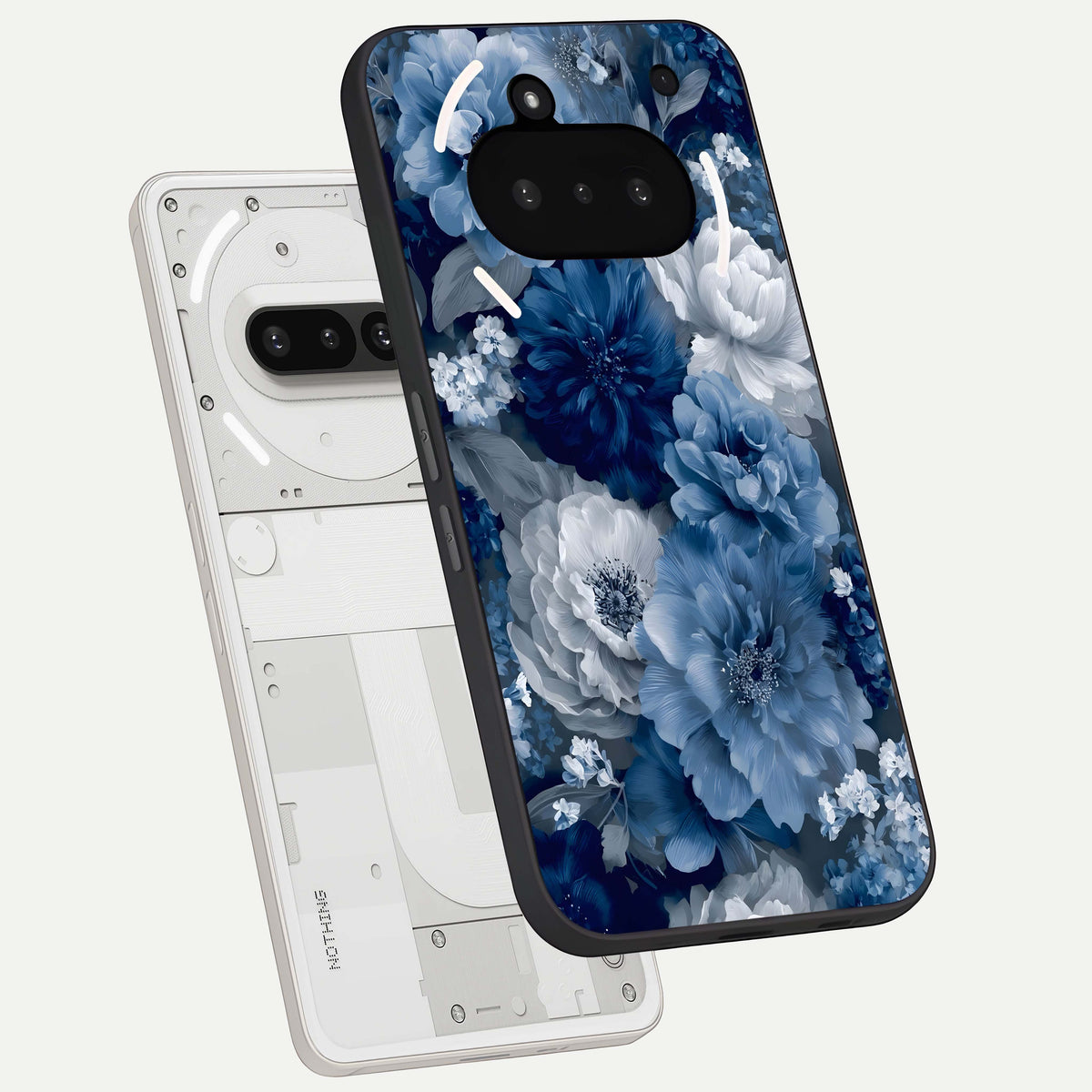  Royal Bloom Garden back cover For Nothing Phone 3A slim fit glass case with vibrant aesthetic design