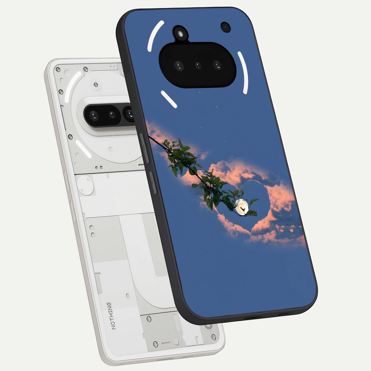  Sky Under Tree back cover For Nothing Phone 3A slim fit glass case with vibrant aesthetic design