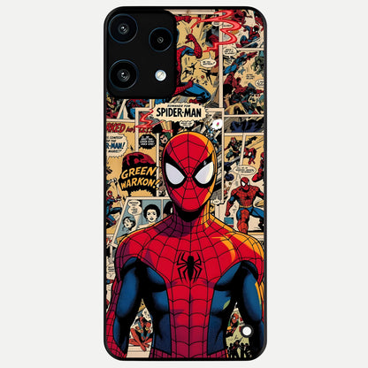  Aesthetic Spider Glass Case For Nothing Phone 3A Lite back cover – full design glossy printed glass finish