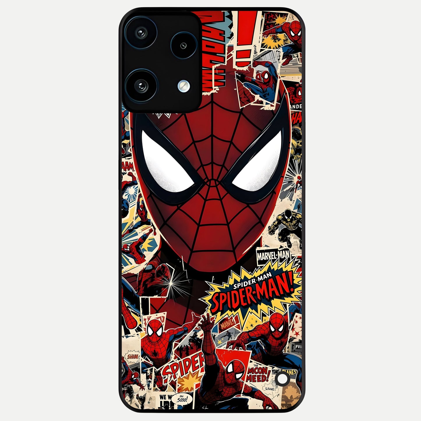  Aesthetic Wonder Spider Glass Case For Nothing Phone 3A Lite back cover – full design glossy printed glass finish