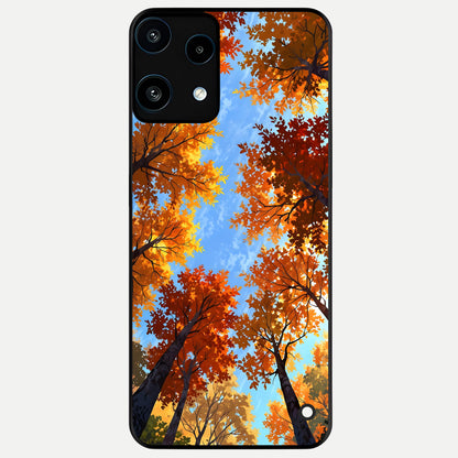  Autumn Sky Rise Glass Case For Nothing Phone 3A Lite back cover – full design glossy printed glass finish