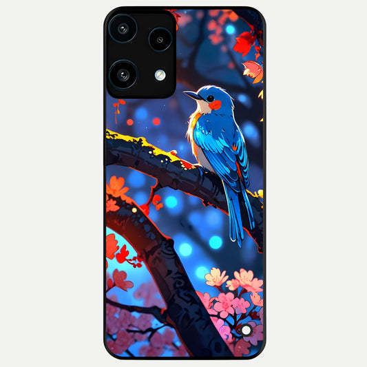  Blooming Water Drift Glass Case For Nothing Phone 3A Lite back cover – full design glossy printed glass finish