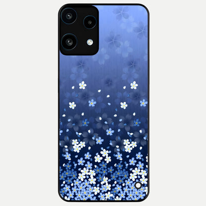  Blue Starry Glass Case For Nothing Phone 3A Lite back cover – full design glossy printed glass finish